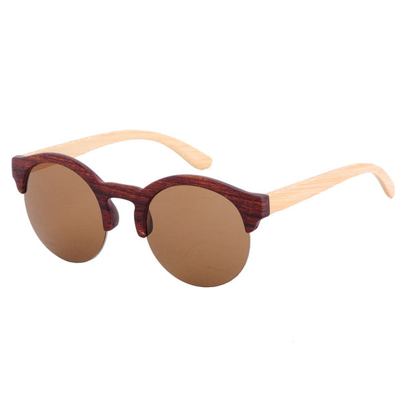 Browline Wooden Sunglasses