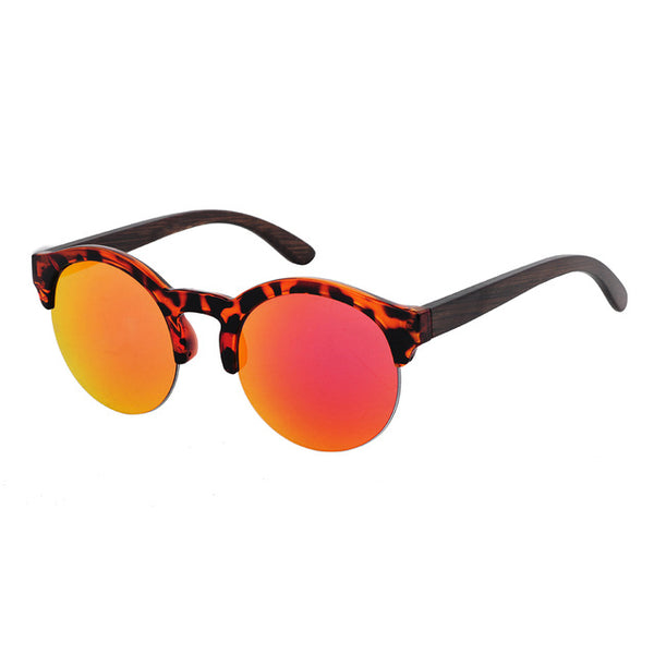 Browline Wooden Sunglasses
