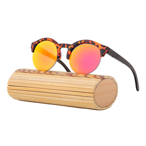 Browline Wooden Sunglasses