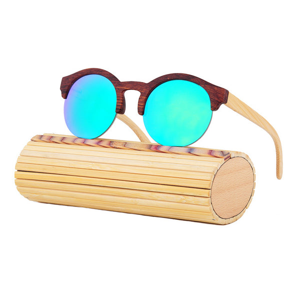 Browline Wooden Sunglasses