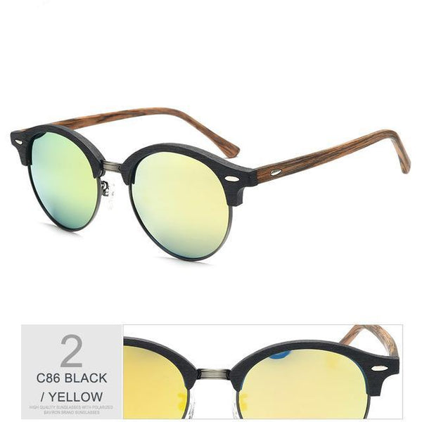 Retro Classic Style Wooden Shades