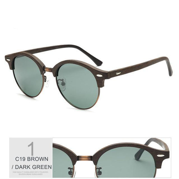 Retro Classic Style Wooden Shades