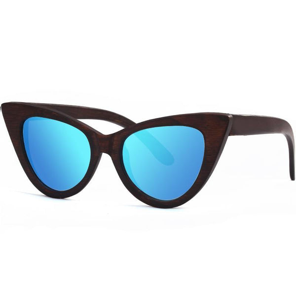 Polarized Lens Bamboo Frame Shades